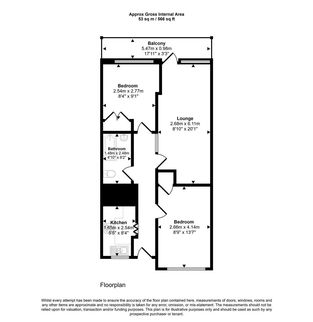 Flat 68, Rosehill Court, St. Helier Avenue, MORDEN, Surrey, SM4 6JT