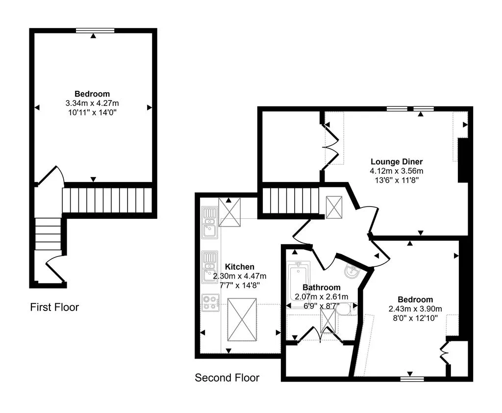 Second Floor, 83, Osbaldeston Road, Stoke Newington, London, N16 6NP