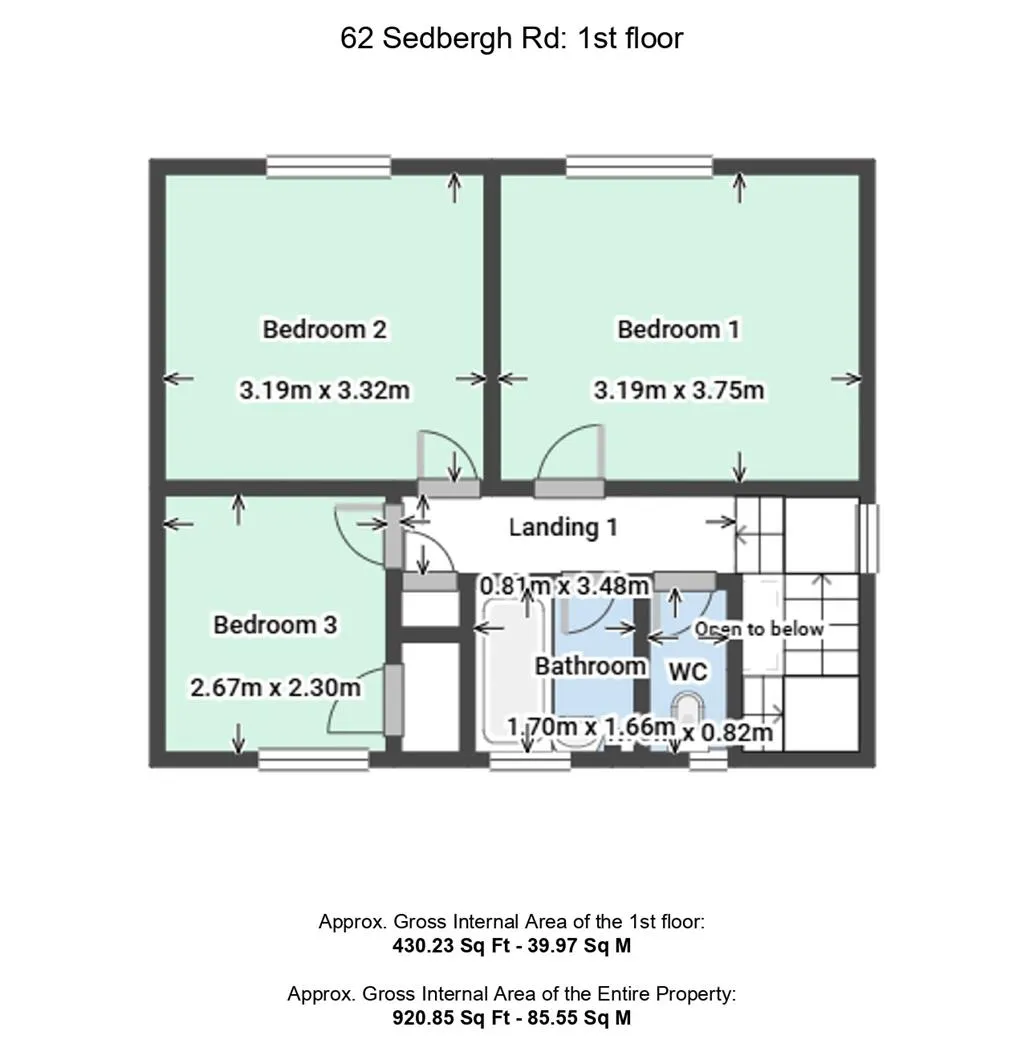 62, Sedbergh Road, SOUTHAMPTON, Hampshire, SO16 9GY
