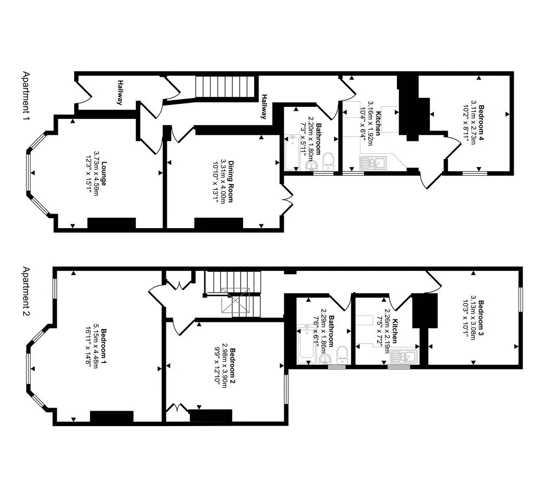 Ground Floor Flat and Flat A, 57, Vernham Road, London, SE18 3EY
