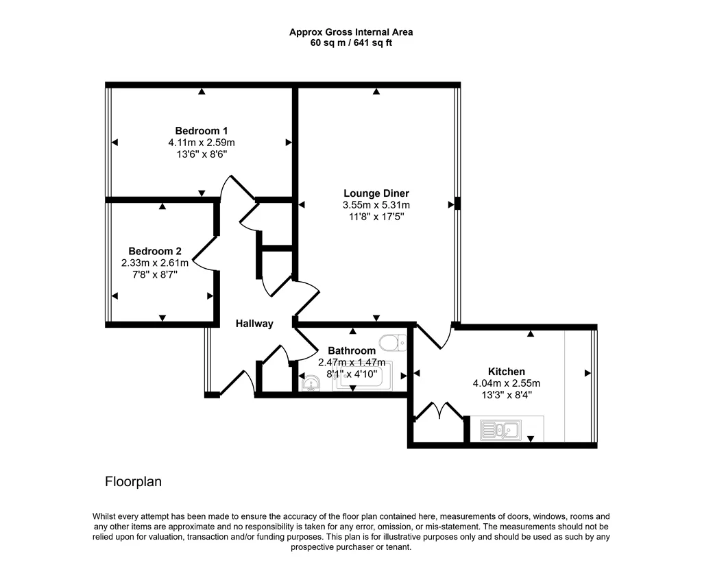 Flat 7 Charles House, Ward Royal, WINDSOR, Berkshire, SL4 1SR