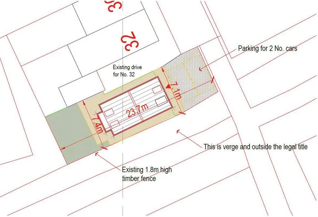Land South of, 32, Murfitt Close, ELY, Cambridgeshire, CB6 3FN