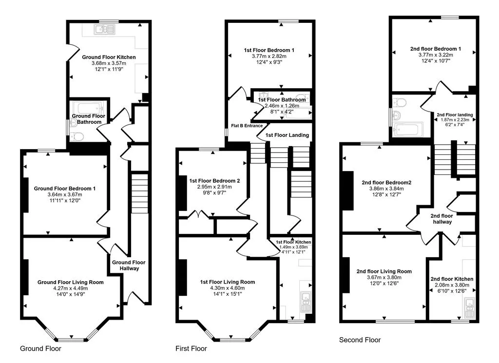 Flats A - C, 54, Josephine Avenue, Brixton, London, SW2 2LA