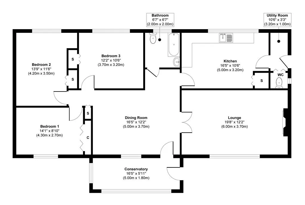 Kabana, Brecon Road, BUILTH WELLS, Powys, LD2 3EB