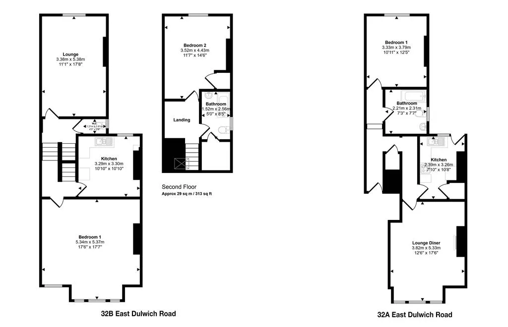 Flat A & B, 32, East Dulwich Road, London, SE22 9AX