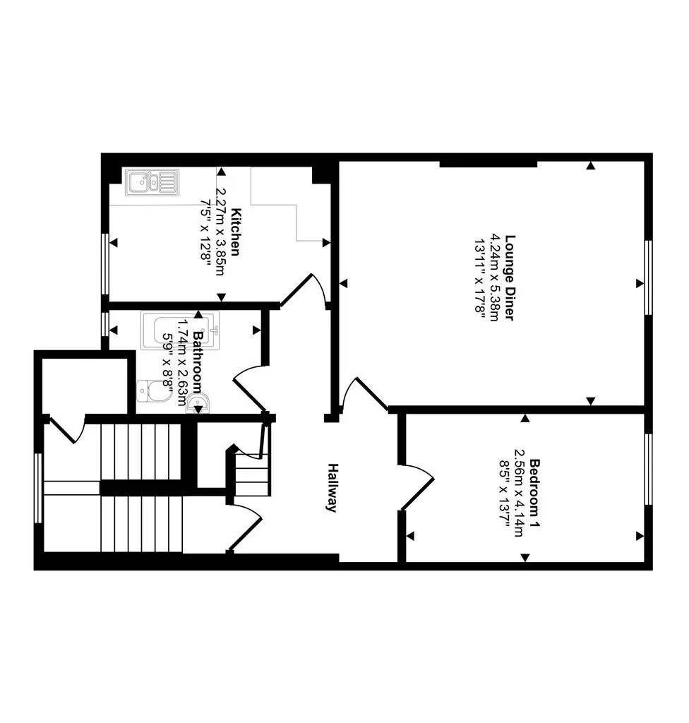 Flat 25, 85, Clarendon Road, NORTH KENSINGTON, London, W11 4XQ