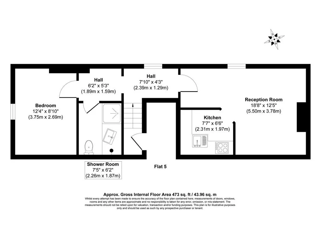 Flat 1-5, 89, Westbourne Road, PRENTON, Merseyside, CH43 4TF