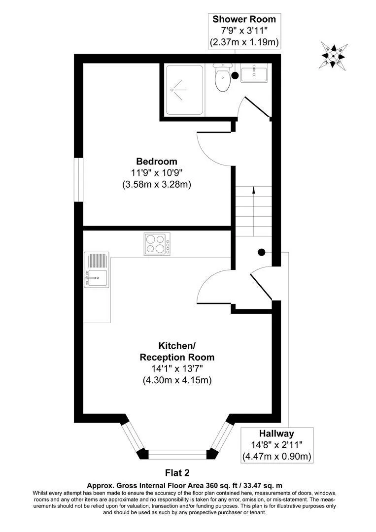 Flat 1-5, 89, Westbourne Road, PRENTON, Merseyside, CH43 4TF