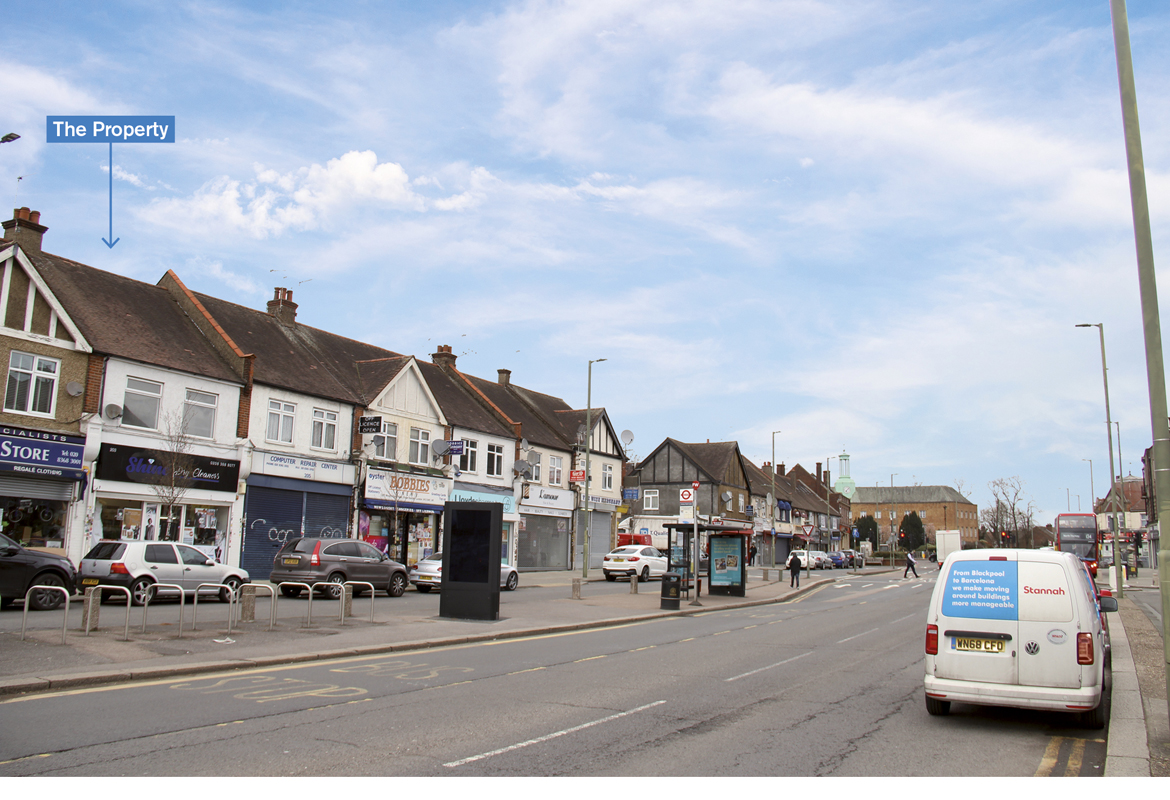 Freehold investment – Shop & Flat