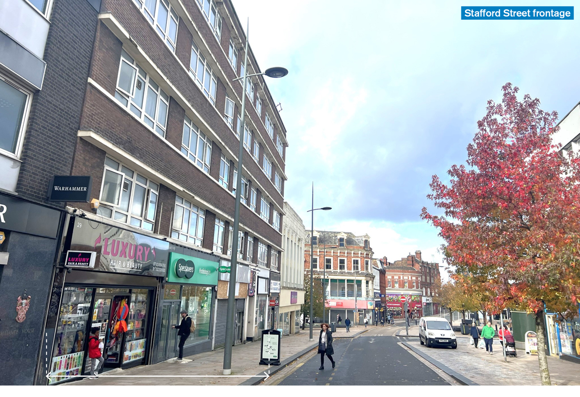3, 5, 9, 11 Cheapside and 29–39 (odd) Stafford Street, Hanley, Stoke-on-Trent, Staffordshire ST1 1HL