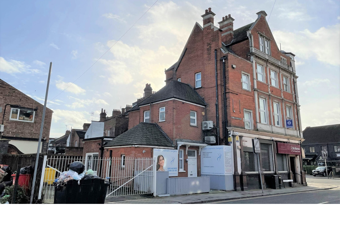 Freehold incl. 5 Flats (let on ASTs) & Clinic with Potential Residential Development