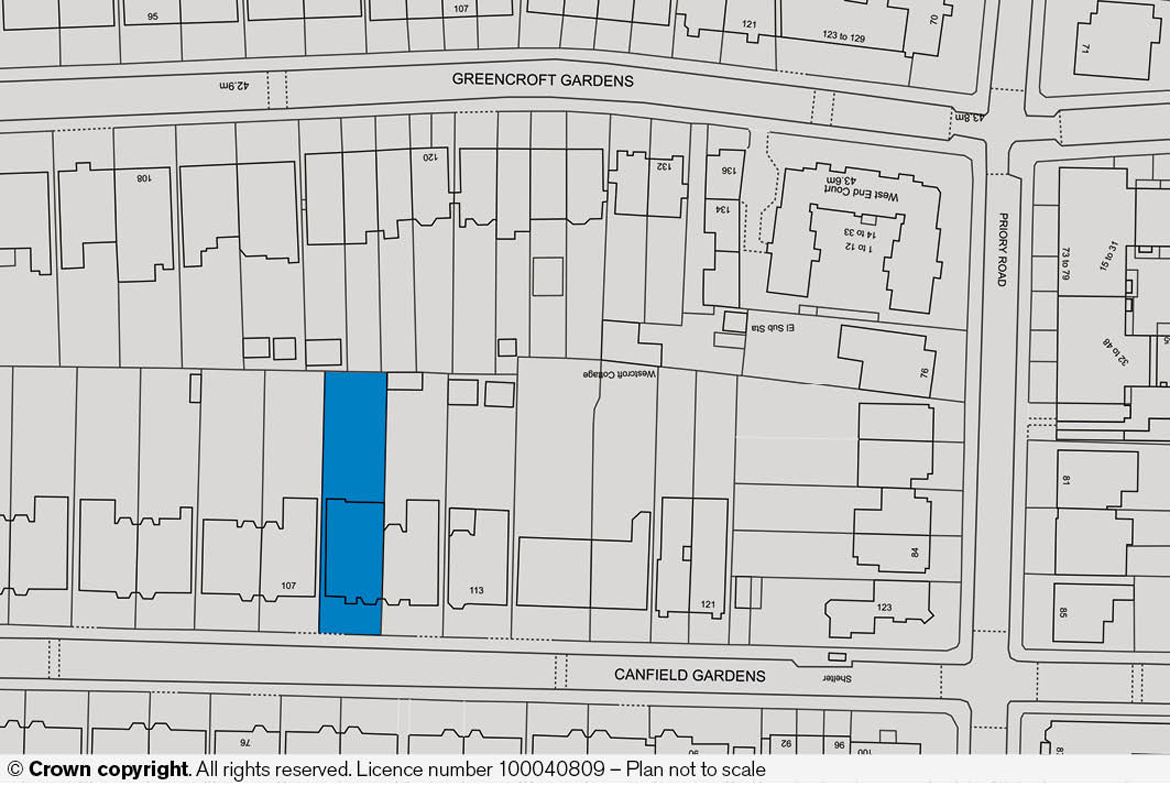 109 Canfield Gardens, South Hampstead, London NW6 3DY