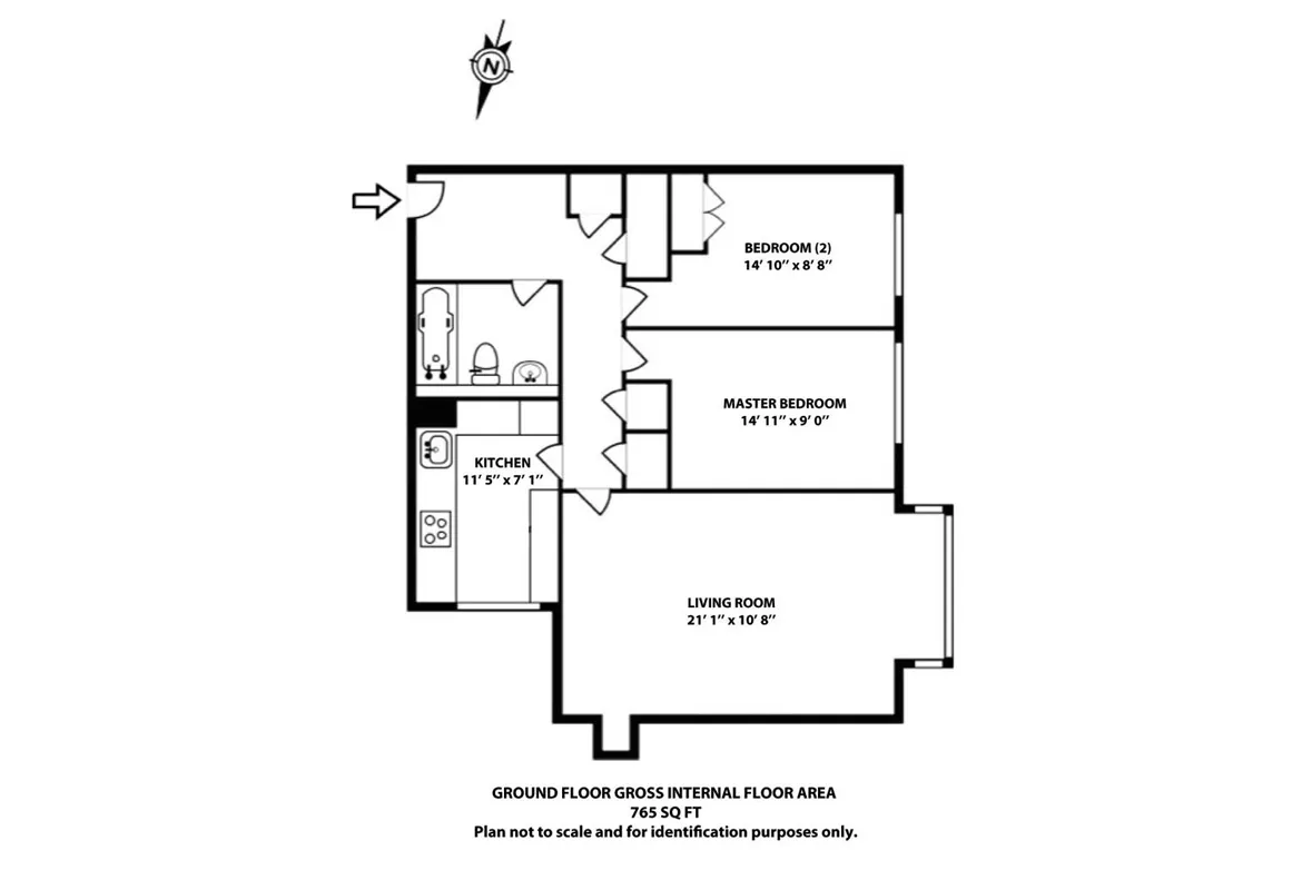 7 Raffles House, 67 Brampton Grove, Hendon, London NW4 4BU
