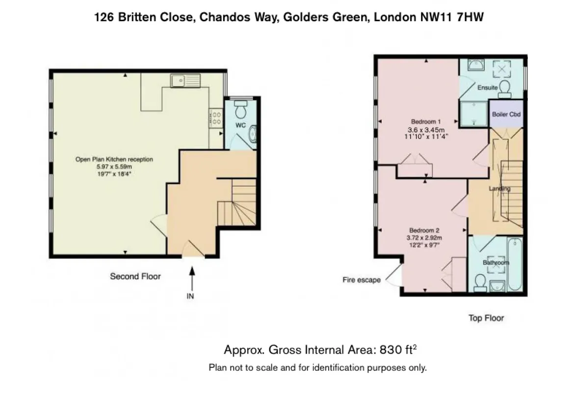 126 Britten Close, Chandos Way, Golders Green, London NW11 7HW