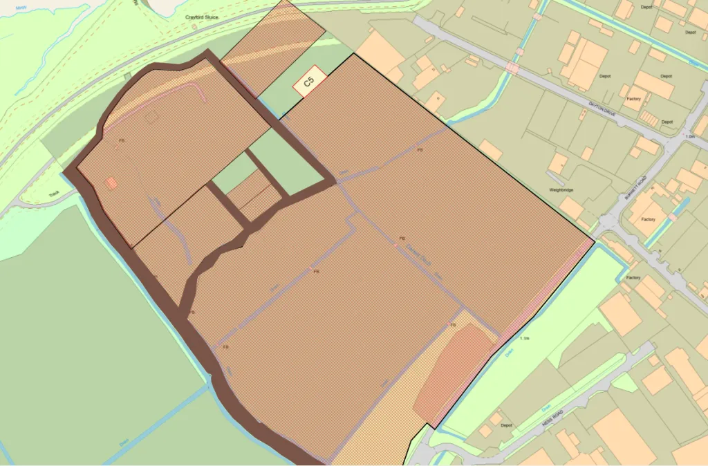 Land lying to the North West of Ness Road, Erith DA8 2LD