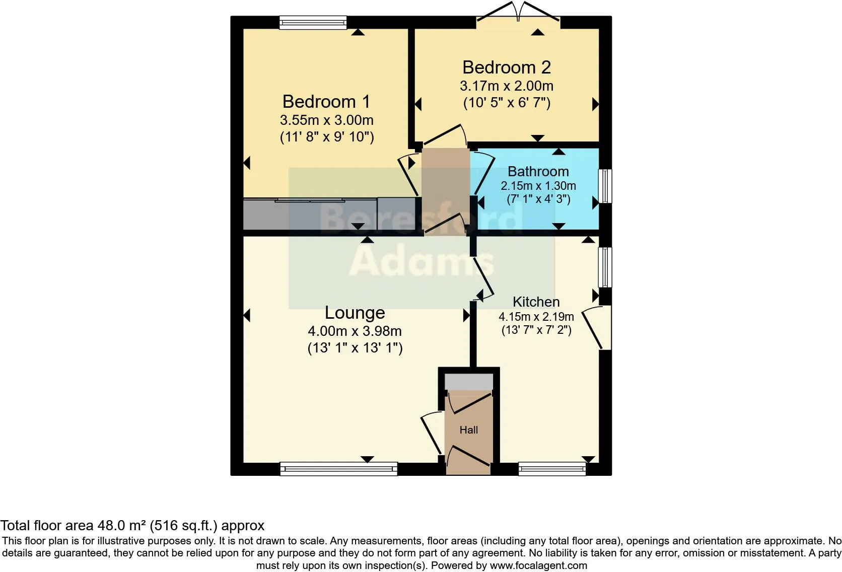 2 bed Semi-Detached Bungalow