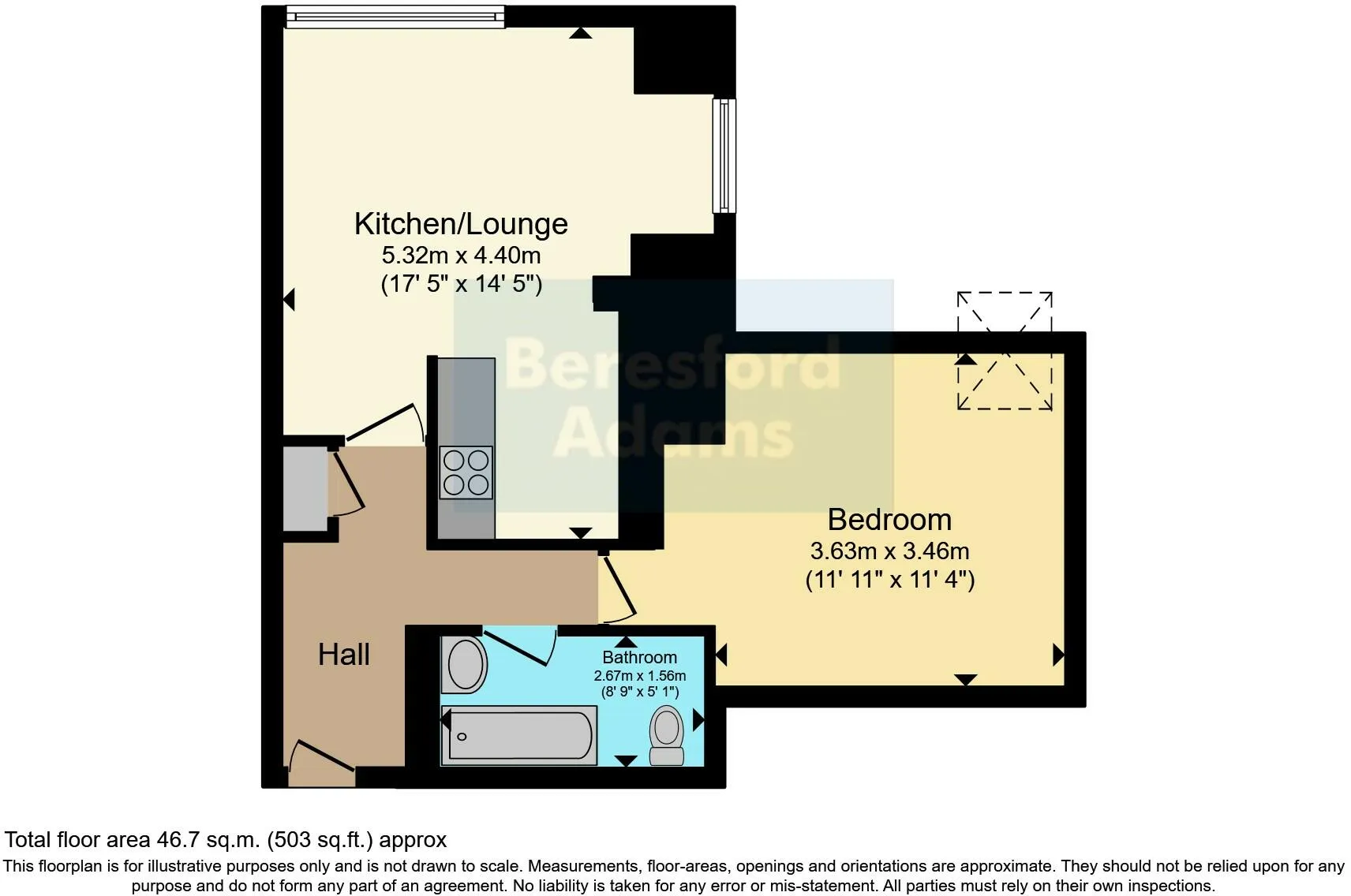 1 bed Apartment