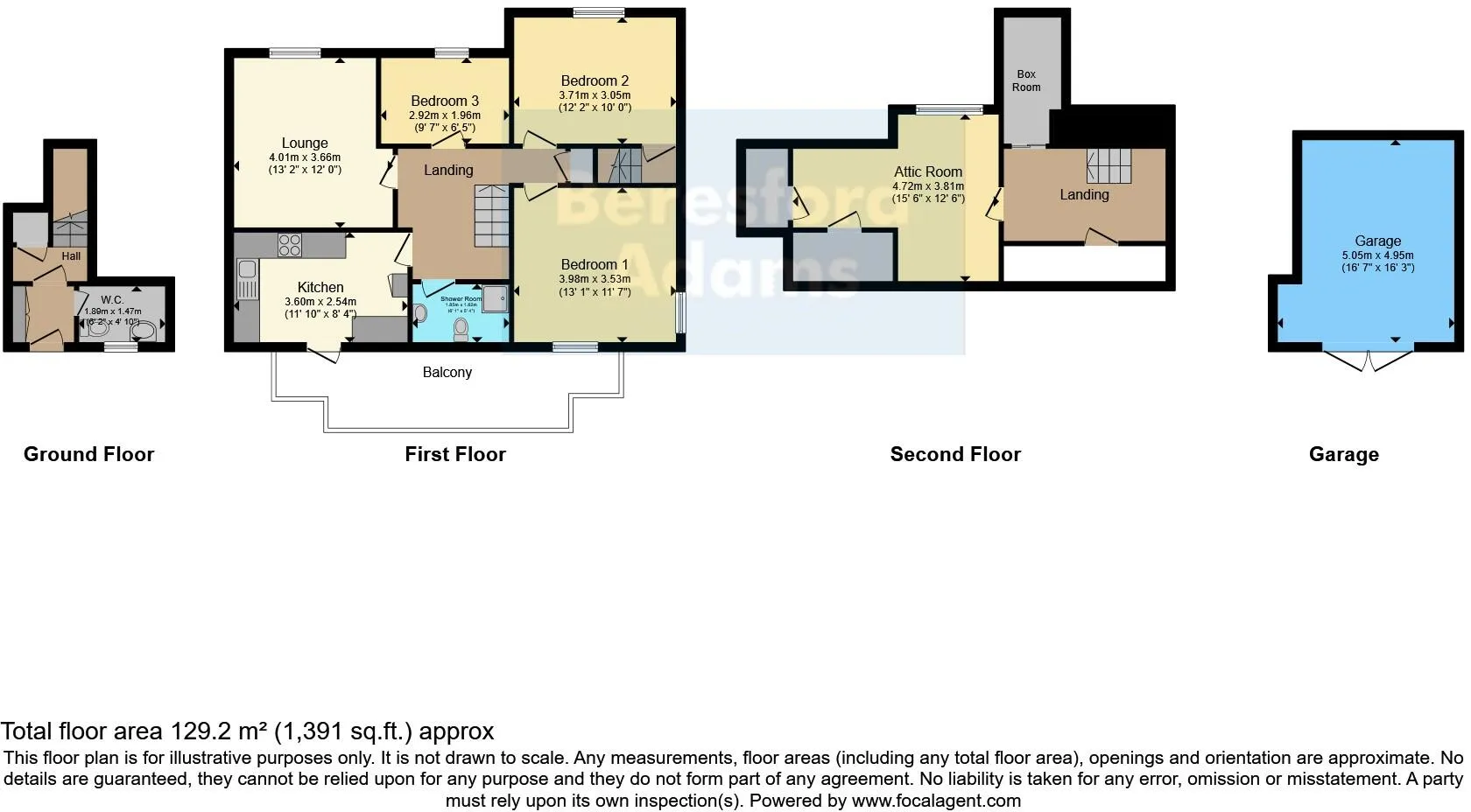 3 bed Maisonette