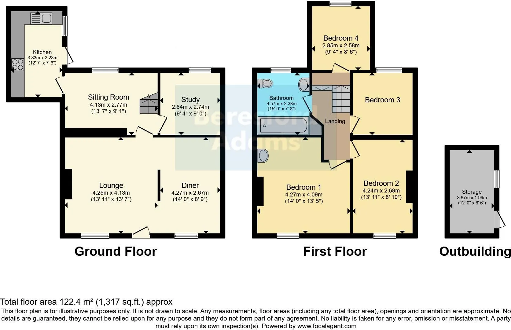 4 bed End of Terrace