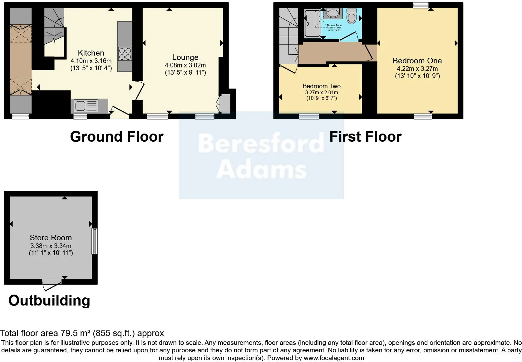 2 bed Character Property