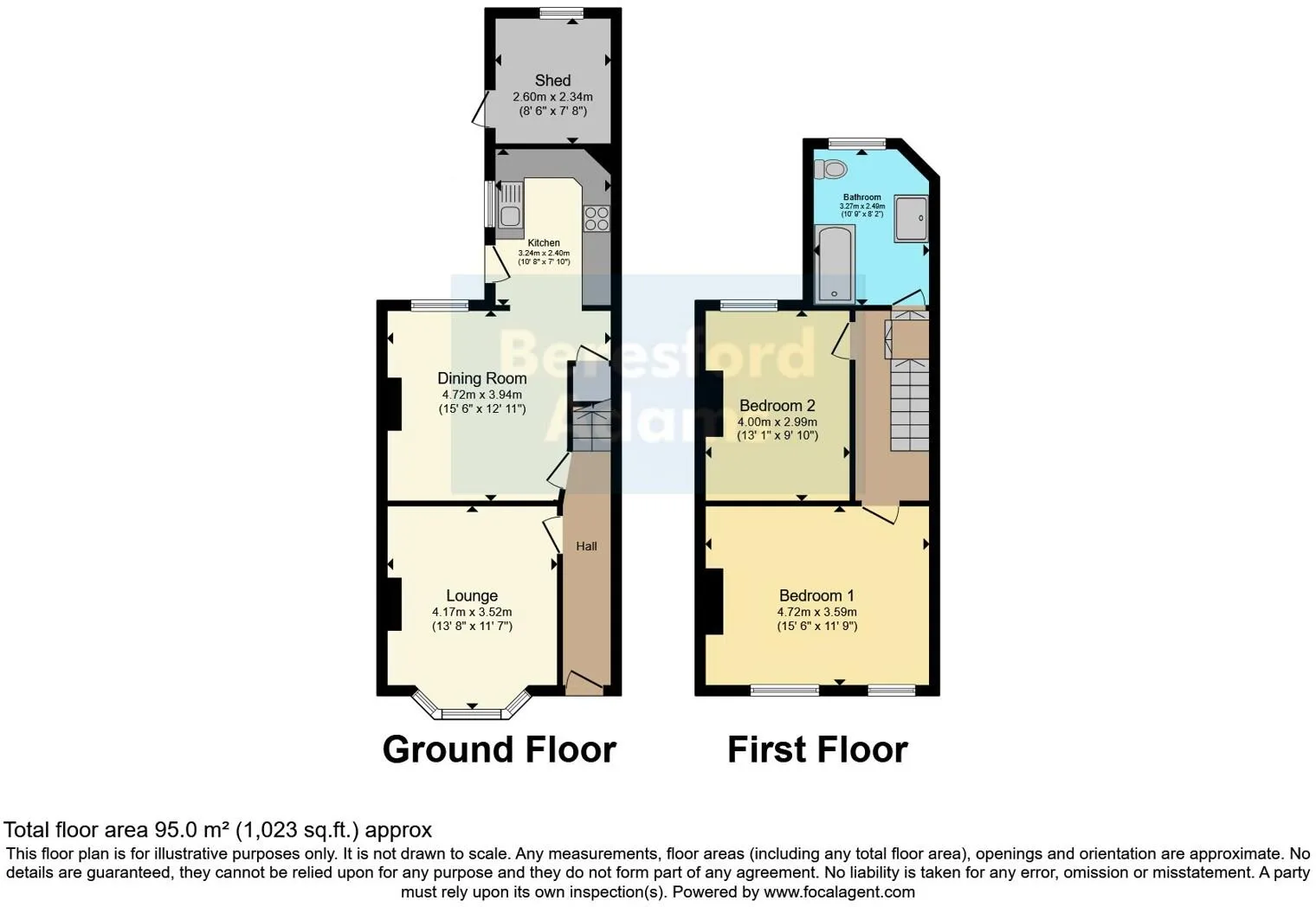 2 bed Terraced