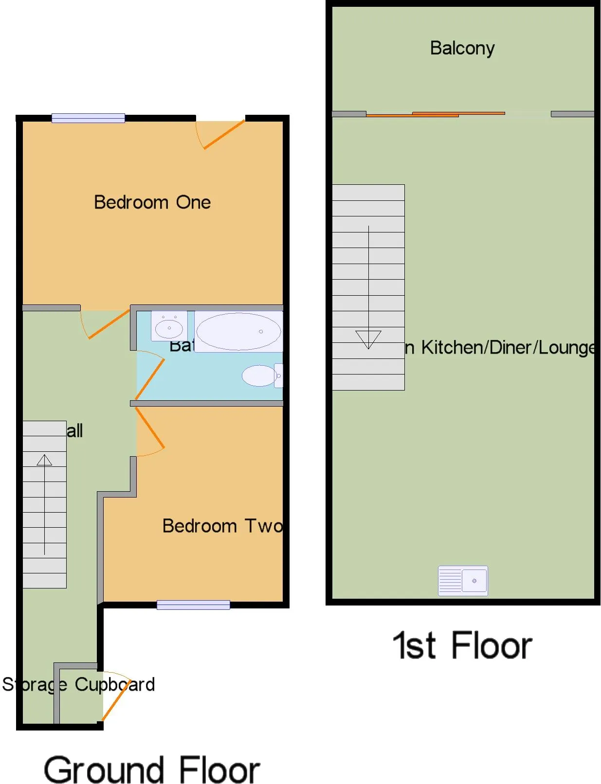 2 bed Town House