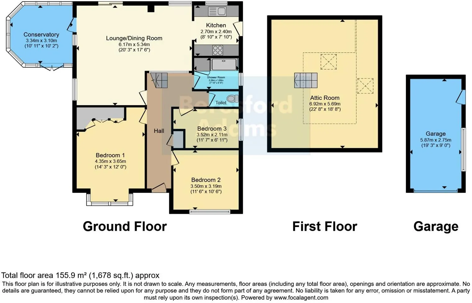 3 bed Detached Bungalow