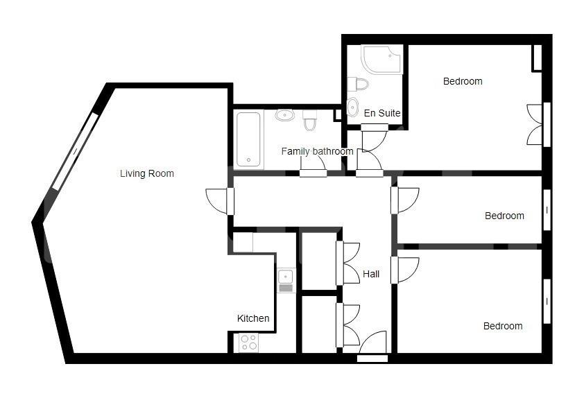 Flat 105 St Williams Court, 1 Gifford Street, Islington, N1 0GN