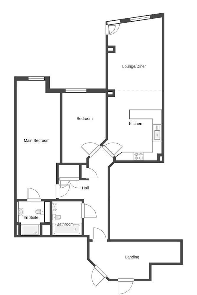 Flat 305, 34 Bixteth Street, Liverpool, L3 9BA