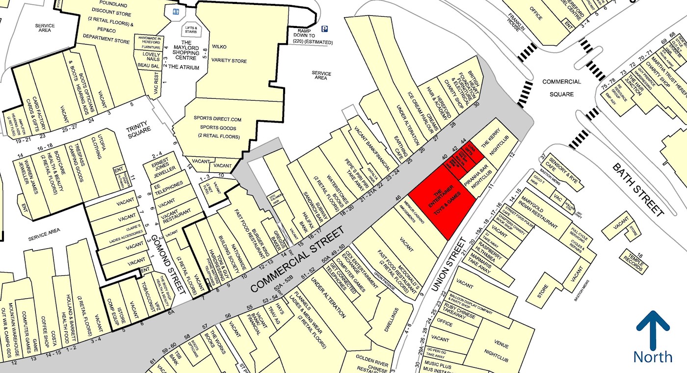 Whitby House & 40-46 Commercial Street, Hereford, HR1 2DJ