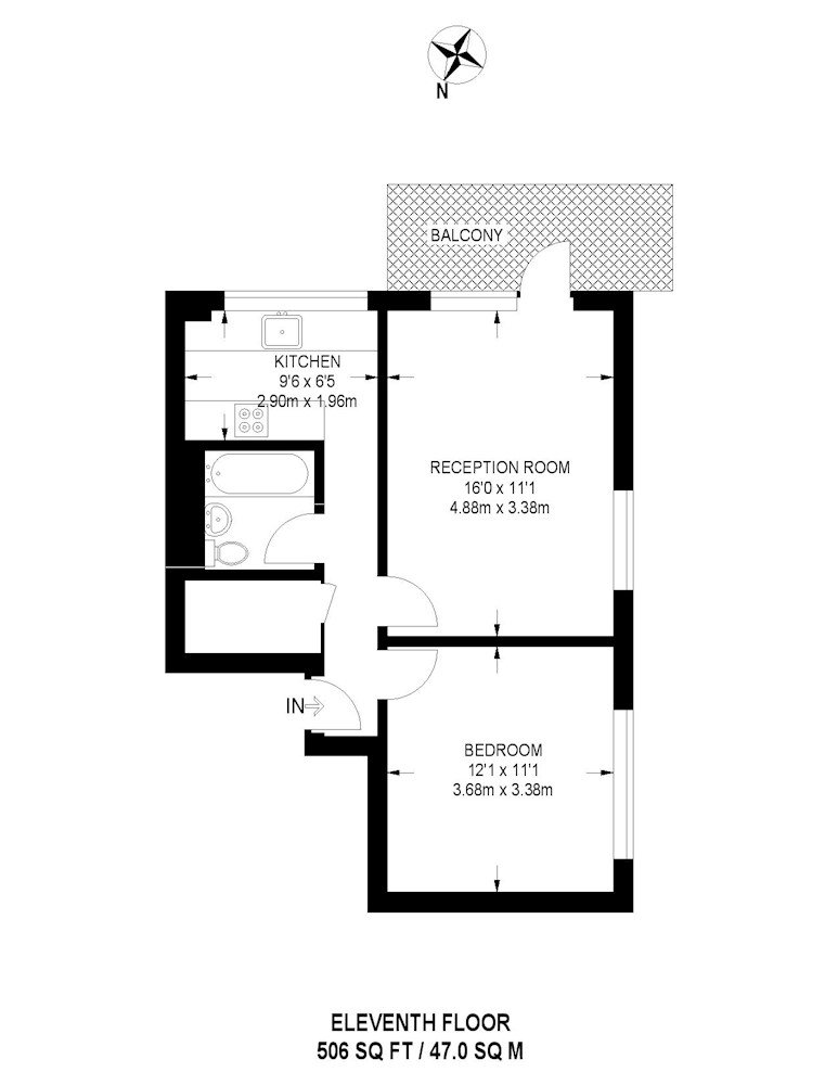 Flat 41, 8 Newton Street, London, WC2B 5EG
