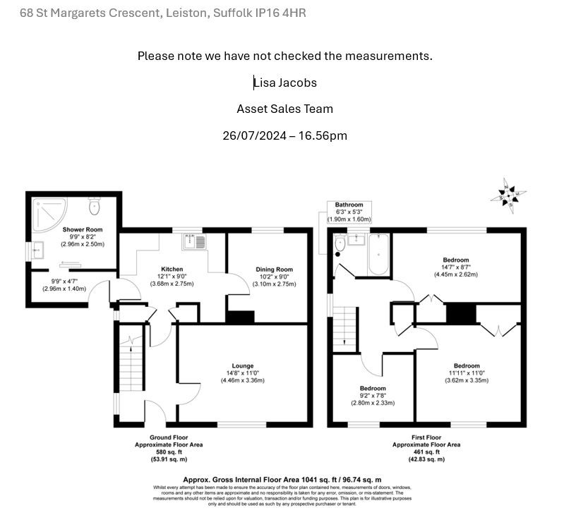 68 St Margarets Crescent, Leiston, IP16 4HR