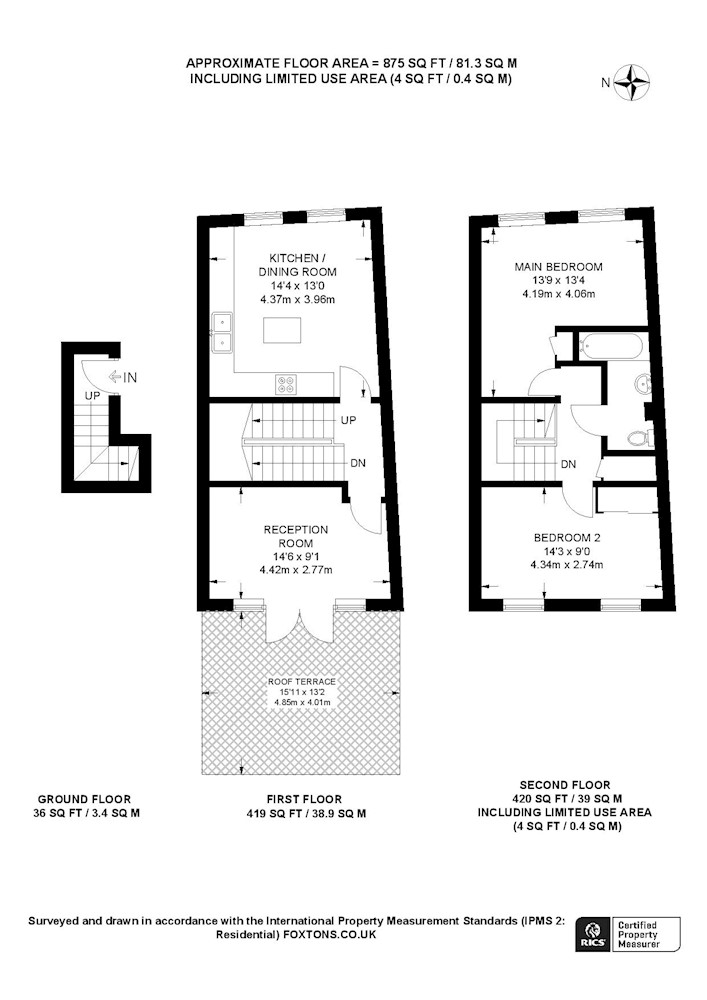 Flat 3, 12 Quarry Street, Guildford, GU1 3UY