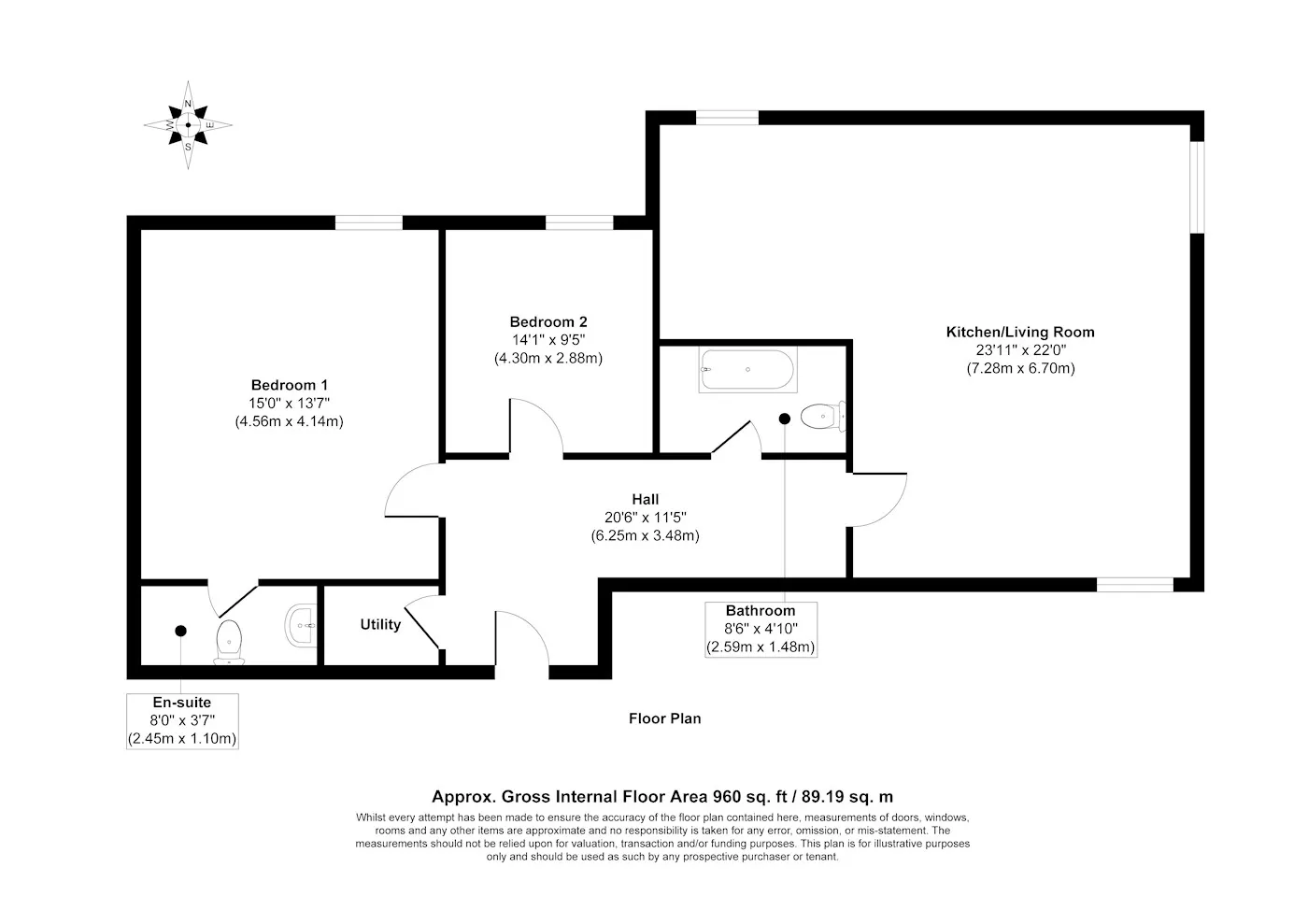 Flat 7, Regatta Point, 1 Manilla Street, London, E14 8JZ
