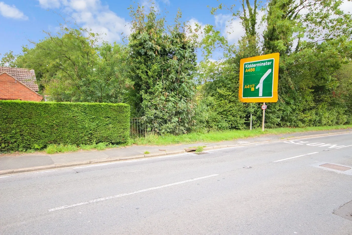 Former Rock Booster Station north of Tenbury Road, Bewdley, DY14 9DE