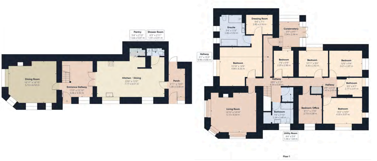 6 bed Detached