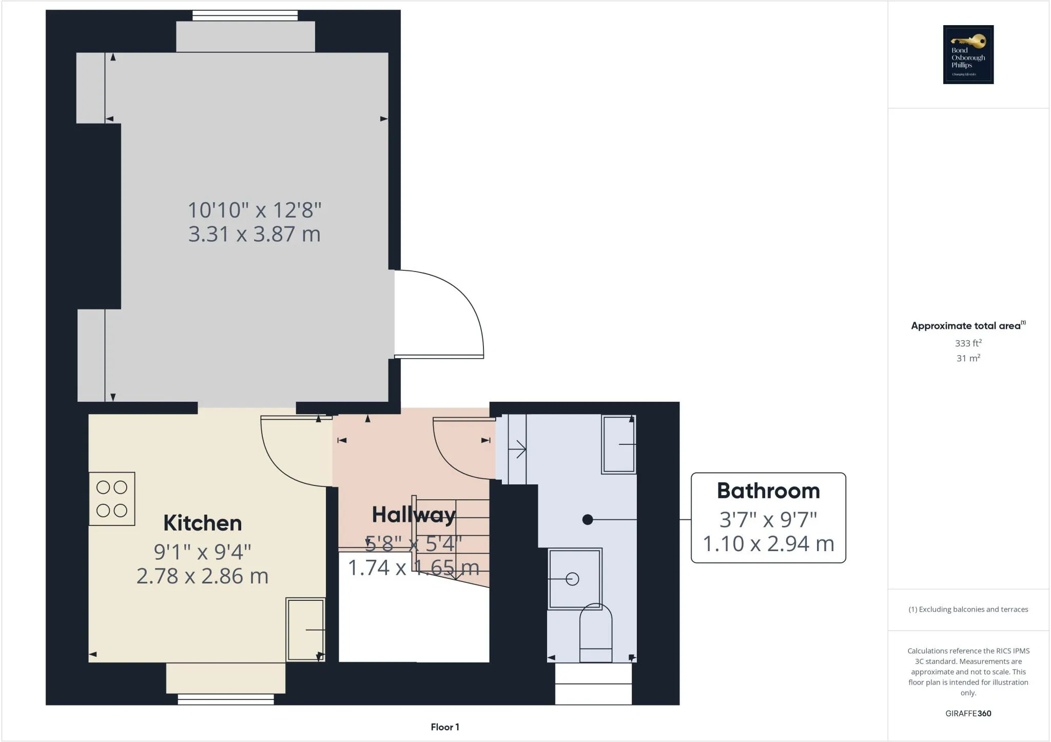 4 bed Block of Apartments