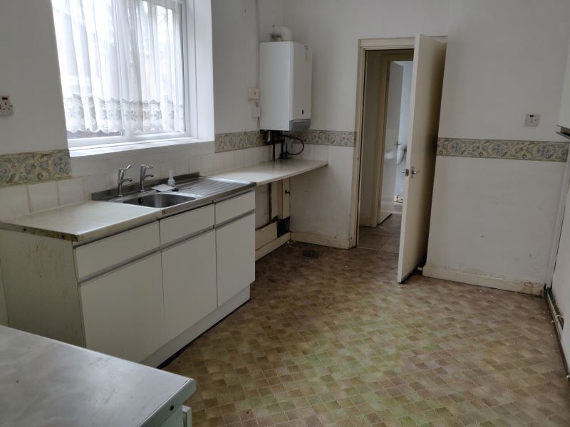 Mid terraced house converted into two flats in Handsworth