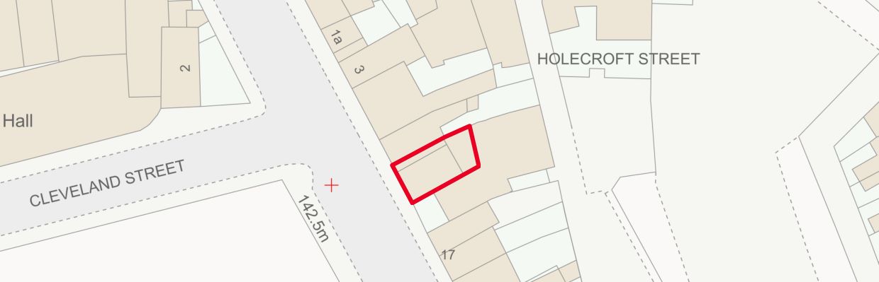 End terraced house converted into two flats in Stoke on Trent 