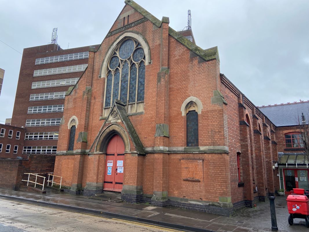 Freehold town centre church in Tamworth