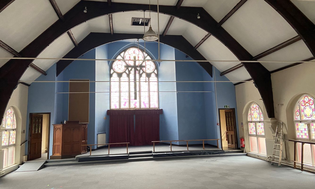 Freehold town centre church in Tamworth