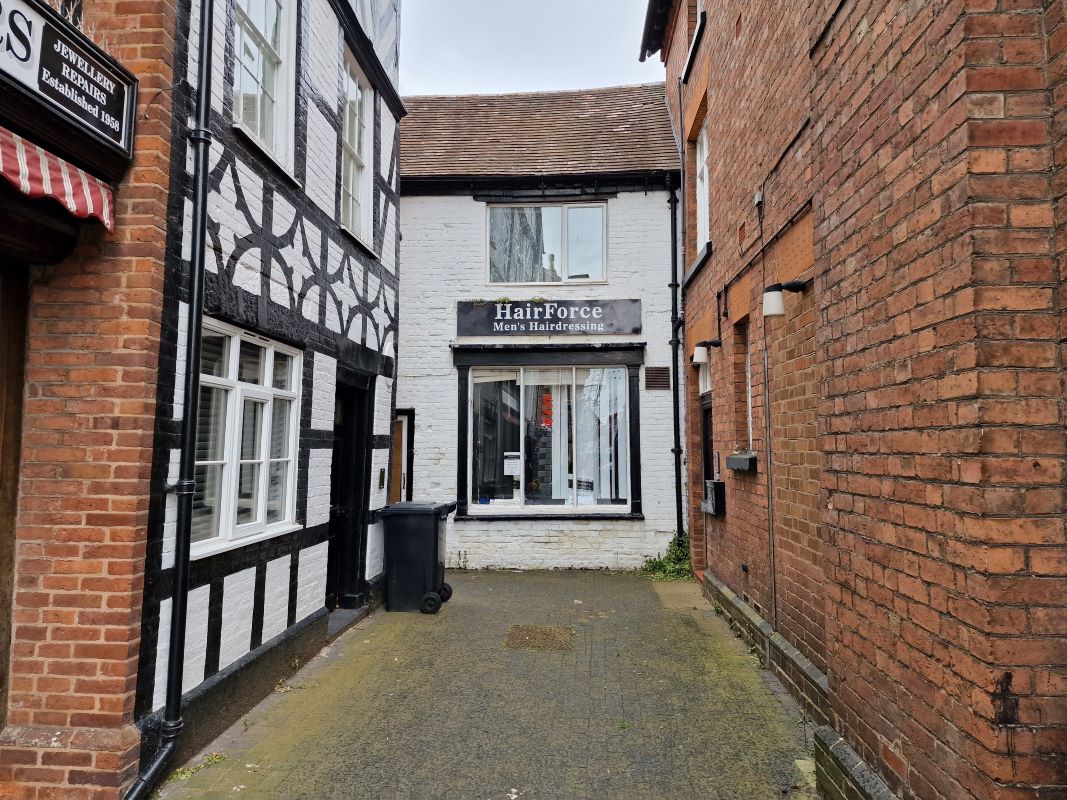 A Hairdressing Shop and Adjoining Living Accommodation in Bridgnorth