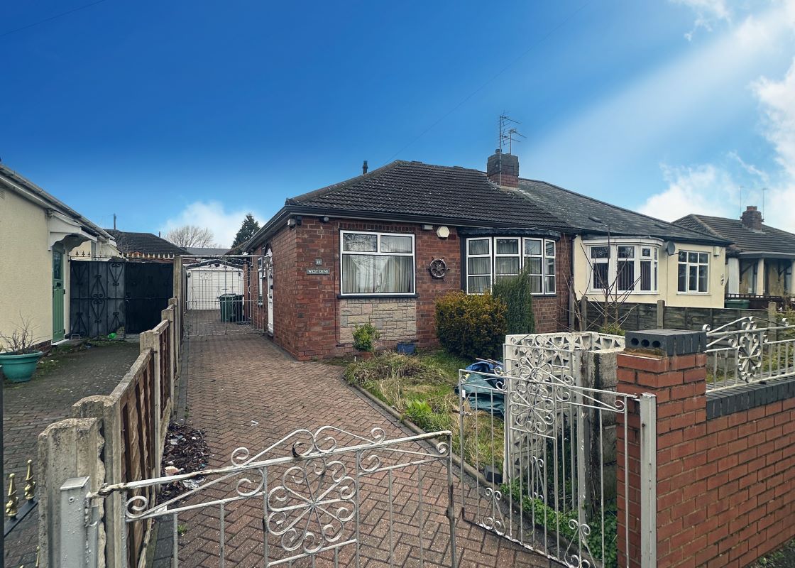 2 bedroom semi detached bungalow