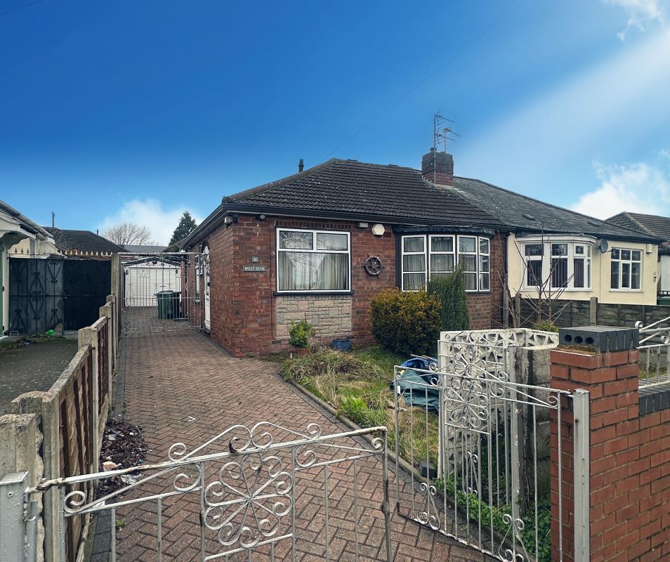 2 bedroom semi detached bungalow