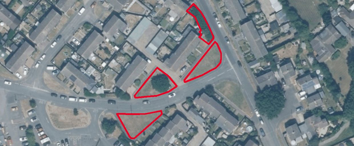 Four plots of land in Kent