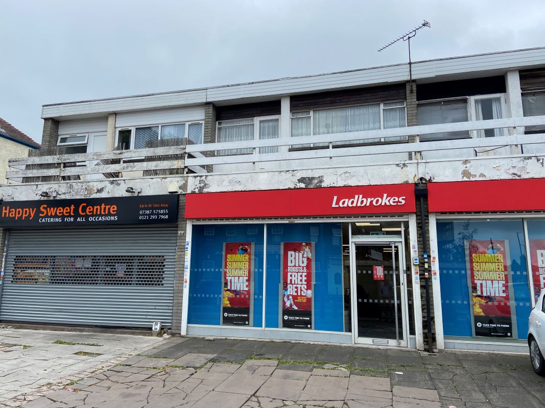Freehold mixed use investment property in West Bromwich