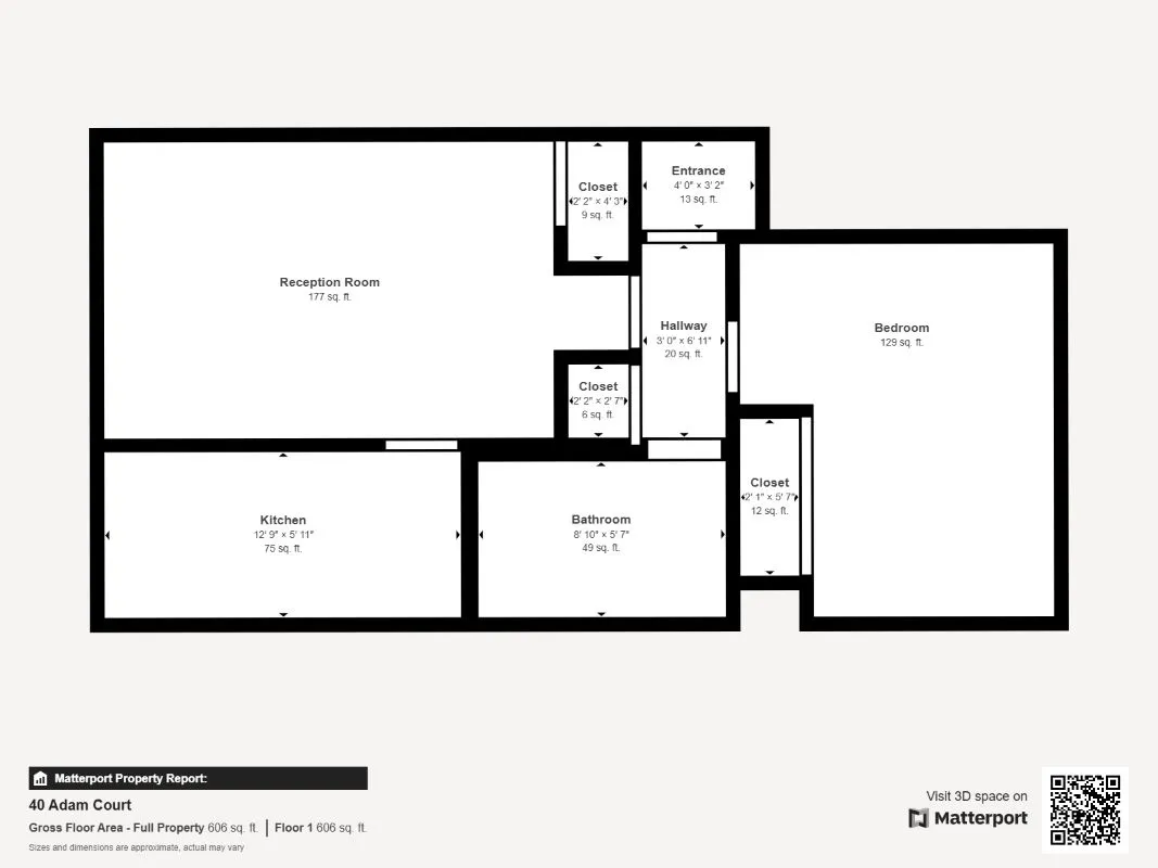 Vacant first floor flat in Cannock