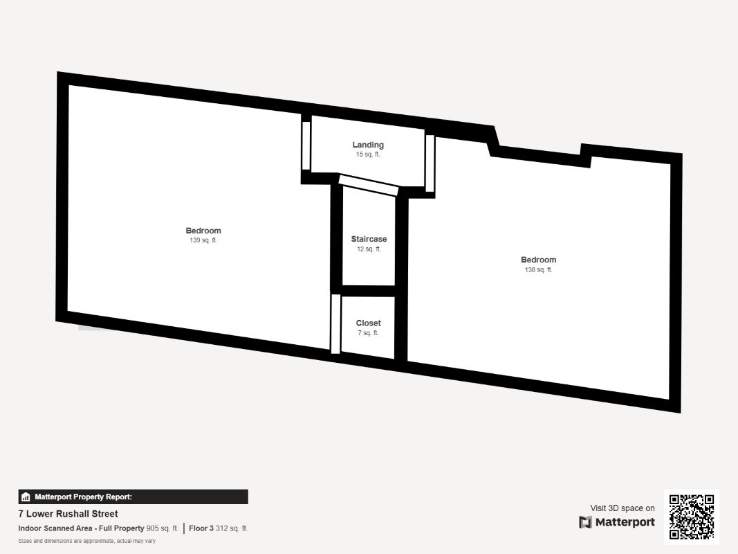 4 bedroom three storey mid terraced property in Walsall 