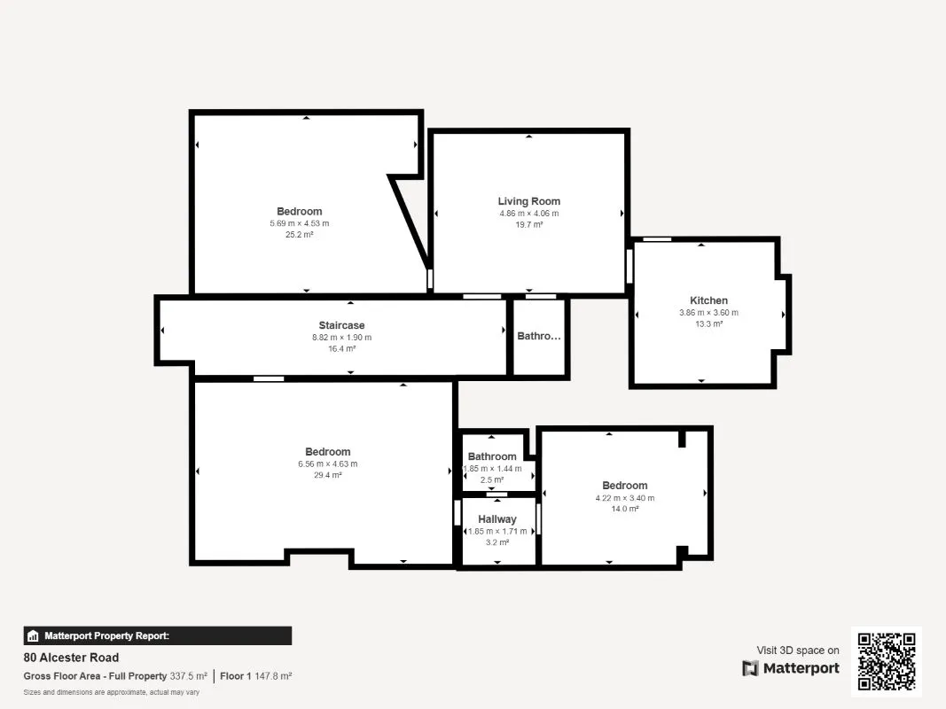 Detached Block of 5 self-contained flats in Moseley 