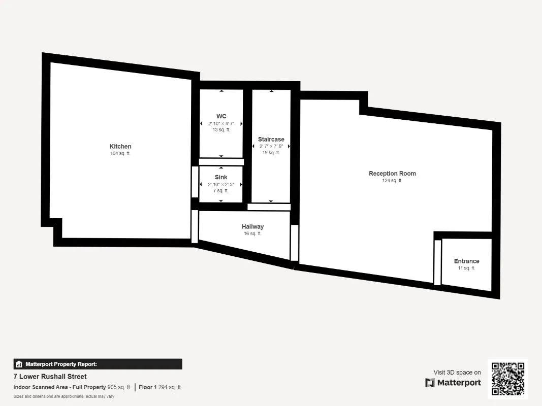 4 bedroom three storey mid terraced property in Walsall 